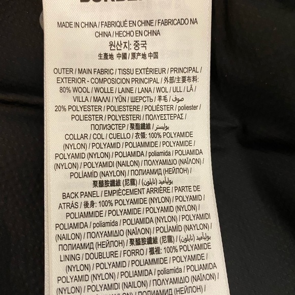 ❗️SOLD ❗️Authentic Burberry Sherpa Diamond Quilted bomber teddy/wool jacket - Picture 9 of 9